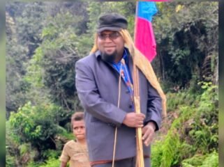 Ketua Fraksi Khusus DPR Papua Tengah, Donatus Mote. 