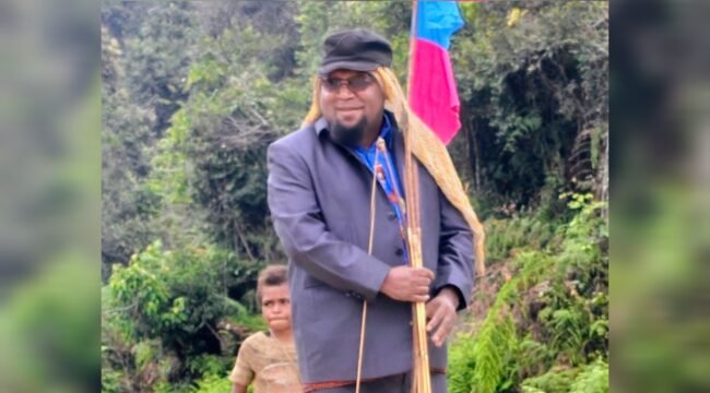 Ketua Fraksi Khusus DPR Papua Tengah, Donatus Mote. 