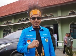Sekretaris Jenderal DPP KNPI Pusat, Almanzo Bonara. (Foto: Kristin Rejang/sasagupapua.com).