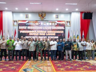 Foto bersama usai rapat penanganan EL Nino. (Foto: Humas Pemprov Papua Tengah)