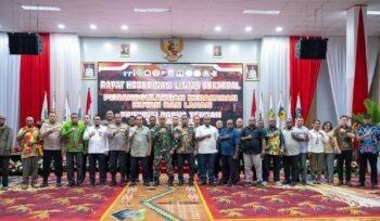 Foto bersama usai rapat penanganan EL Nino. (Foto: Humas Pemprov Papua Tengah)