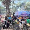 Suasana kunjungan kerja anggota DPR Papua Tengah, Stella Misiro di Kampung Arui. (Foto: Istimewa)
