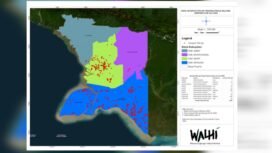 Peta hotspot api Provinsi Papua Selatan. (Sumber: Walhi Papua)