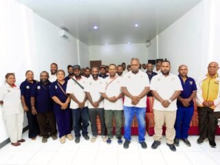 Foto bersama Pengurus KONI Papua Tengah usai Rapat Koordinasi. (Foto:Humas David Iyai)