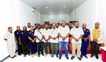 Foto bersama Pengurus KONI Papua Tengah usai Rapat Koordinasi. (Foto:Humas David Iyai)