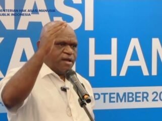 Menteri HAM, Natalius Pigai. 
