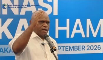 Menteri HAM, Natalius Pigai. 