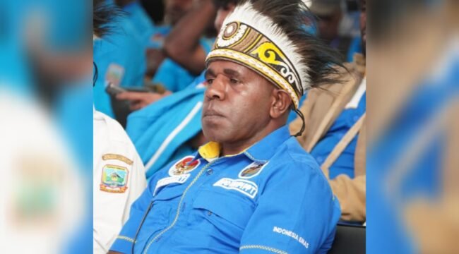 Ketua KNPI Papua Tengah, Yustinus Tebai. 