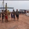 Salib yang sempat ditanam oleh masyarakat beberapa waktu lalu. (Foto: Dok Solidaritas Merauke)