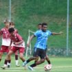 Dicky C. Marani dalam aksinya pada Turnamen International Football Championship 2026 di Malaysia. (Foto: Corcom Freeport)