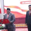 Gubernur Papua Tengah, Meki Nawipa saat membawakan sambutan. (Foto: Humas Pemprov Papua Tengah)