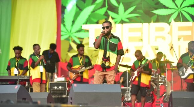 Theibers Band dari Lanny Jaya saat tampil di PRF XI. (Foto: Decky Mote/Panitia PRF)