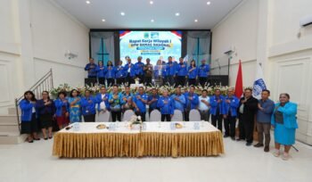 Rapat Kerja Wilayah (Rakerwil) DPW Badan Musyawarah Antar Gereja Nasional (BAMAGNAS) Provinsi Papua Tengah Periode 2025-2030. (Foto: Humas Pemprov Papua Tengah)