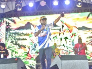 LMB Band saat tampil di panggung PRF XI. (Foto: Decky Mote/Panitia PRF XI)