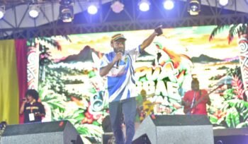 LMB Band saat tampil di panggung PRF XI. (Foto: Decky Mote/Panitia PRF XI)