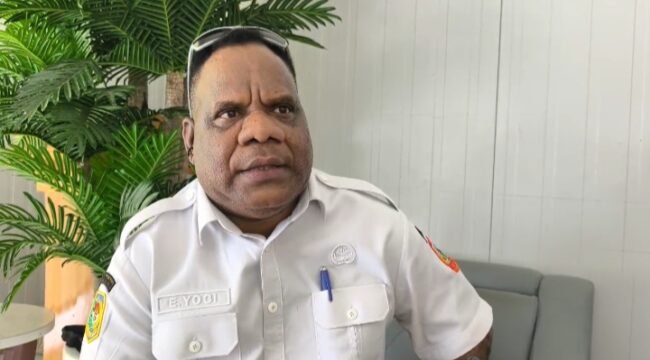 Kepala Bapperida Provinsi Papua Tengah, Eliezer Yogi. 